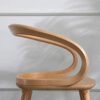 TFIIEXFL Outdoor Garden Casual Office Dining Chairs Design Wooden Rattan Armrest Dining Chairs Comfortable Balcony Furniture (Color : A, Size : 1