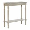 Premier Housewares Grey Wall Mounted Table Console Table Narrow 2-drawer Console Table Console Tables For Hallway Slim Dimensions H30 x W80 x D80