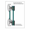 Shower Door Roller Pulley Shower Room Accessories Hanging Wheel for Sliding Door Top and Botter Fixed Single Wheel Replacement Accessories(8 Piec