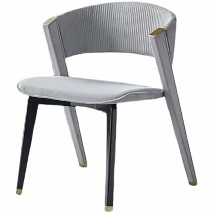 JJZXD Solid Wood Dining Chair Casual Back Chair Furniture Multi-Scene Applicable Versatile Chaise