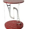 Kontax Tensegrity Table,3.6D x 3.6W x 4.96H in, Maroon