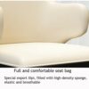 dining chair Kitchen Dining Room Furniture Chairs 2pcs PU Leather High Back Soft Seat Dining Chair With Non-slip Feet And Armrest For Living Room