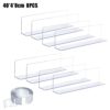 Yearninglife 8 Pack Toy Blockers for Furniture,Clear Blocking Board Under Furniture With Double Sided Tape,Pet Baffle Board- Stop Things from Goi