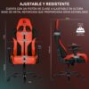 Newskill Horus Zephyr - Gaming Chair with ergonimic desing, Red