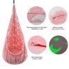 ZAIXIA Kids Pod Swing Seat, Sensory Swing Chair with PVC Inflatable Cushion, Hanging Hammock Chair for Indoor and Outdoor Use, Pink