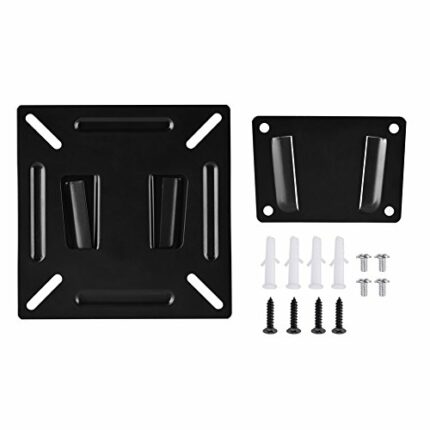 Boquite TV Bracket 24 Inch, Monitor Wall Bracket, Monitor Stand, Wall-mounted Stand Bracket Holder for 12-24 Inch LCD LED Monitor TV PC Screen