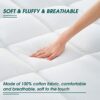 CYMULA Mattress Topper Full, Extra Thick Plush Soft Mattress Pad, Pillow Top Mattress Topper