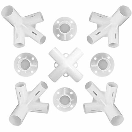Gazebo's Connector Joint Fixings, 9 Pieces Replacement Corner Center Connector Feet Replacement Suitable for Gazebo Tent 3 x 3 m