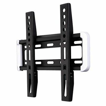 Hama 118632 Premium Fixed Wall Bracket for TV | 19 - 46 Inch | VESA up to 200 x 200 | max 25Kg | Black