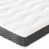 Amazon Basics Comfort Memory-Foam-Topper, Double, 7 cm, White