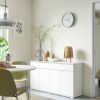 Ikea VIHALS sideboard, 140x37x75 cm, white