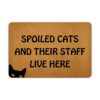 Ytanie Welcome Mats for Front Door Outdoor Entry Sorry The Dog is A Twat Doormat Non Slip Rubber Mat for Home Indoor Farmhouse Funny Kitchen Rugs