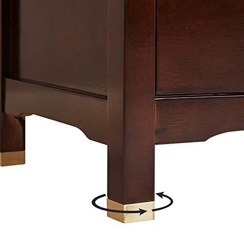 JYDQM Solid Wood Bedside Table Simple Bedroom Locker, Solid Wood Bedside Table