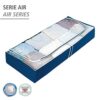 WENKO Underbed Cabinet air-Permeable, Polypropylene, Blue, 45 x 105 x 15 cm