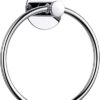 Stainless Steel Towel Ring, Wall Mounted Towel Hanger , Round Shape Hand/Kitchen Towel Holder (Classic)