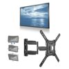 ACT TV Wall Mount Swivel for 23-55 inch, Max VESA 400x400mm, TV Bracket incl. Cable Management System, Max. Load 35KG - AC8354