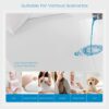 XL Double Mattress Protector 100% Waterproof Breathable Noiseless Mattress Cover 6" - 19" with Deep Pocket Vinyl Free