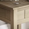 Vida Designs Lamp Table Pine Occasional Side or End Table Waxed Solid Pine
