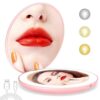 wobsion Led Compact Mirror, 1x/10x Magnification Compact Mirror with Light,Handheld 2-Sided Pocket Mirror,Travel Makeup Mirror,3.5in Compact Mirr