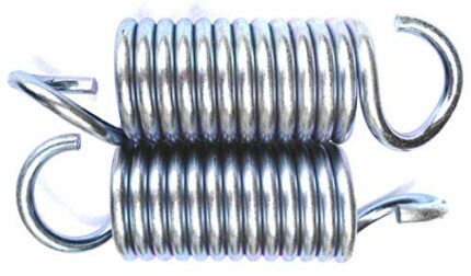 Heavy duty Spring for garden swing hamock extension spring suspension hooks various sizes and styles available … (12cm 90 degree x 2)