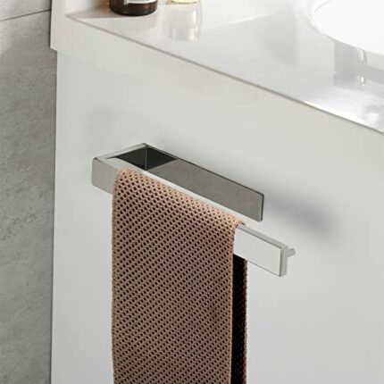 Lolypot Towel Holder Towel Bar Towel Ring Without Drilling 304 Stainless Steel Self Adhesive Towel Rack Bathroom Holder Accessory for Kitchen and