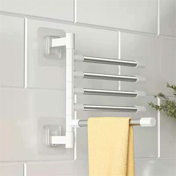 TBIIEXFL Swivel Towel Bars Towel Rack Holder Wall Mounted Rotatable Bathroom Accessories