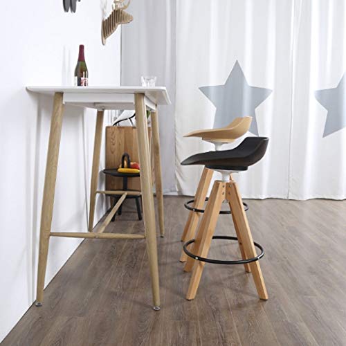 SDFGH Nordic Light Luxury bar Chair Simple net red bar Stool Front Desk Cafe Restaurant Leisure Back high Stool (Color : 3-Pack)