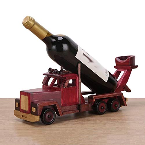 ZYZMH Creative Wooden Style Wine Rack Wine Holders Wine Bottle Display Stand Organizer Bar Storage Racks