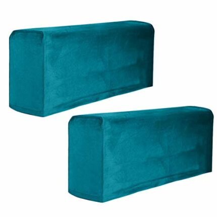 BESPORTBLE Couch Arm Protectors Elastic Cover 2Pcs Polyester Sofa Armrest Cover Stretch Elastic Armrest Protector Slipcover Couch Armchair Cover