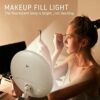 Andy's Orchids 10X Makeup Mirror with LED Light, Magnifying Vanity Mirror, Cosmetic Mirror with Suction Cup, 360° Rotation Adjustable Bathroom Mi