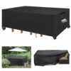 XSQD Garden Furniture Cover Waterproof, Outdoor Furniture Covers, Heavy Duty 420D Oxford Fabric Patio Furniture Covers Waterproof, Garden Table C