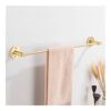 HIGOH Towel Racks, Towel Rail for Bathroom,Single Towel Bar,Brass Towel Holder Rack,Toilet Wall Mounted Hand Towel Holder Hanging Holder,Decorati