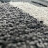 eBoutik Door Mat Doormat Machine Washable Barrier Mat Dirt Trapper TPR Non-Slip Technology Carpet (Black White and Grey Triangle, 60cm x 90cm)