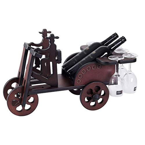 ZYZMH Solid Wood Wine Rack, European Style Hanging Glass Wine Rack, Suitable to Be Placed At The Living Rooms, Bedrooms, Restaurants