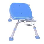 taimowei Collapsible Compressive Deformation Aluminum Alloy Shower Stool, Non-Slip Bathroom Stool Bath Chair Old Man Pregnant Women,Household Goo