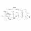 Maclean MC-503A Adjustable Wall Mount Bracket for 23" - 42" LCD TV LED Plasma Screens
