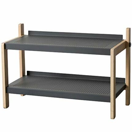 JYDQM Fashion Shoe Cabinets Minimalist Multifunctional Creative Solid Wood Metal Breathable Shoe Rack Household