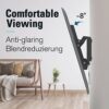 Mounting Dream Tilt TV Bracket Wall Mount, For Most 26-60 inch Flat and Curved TVs up to VESA 400x400mm and 40 KG, Ultra Slim Tilting TV Wall Bra