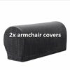Armrest Covers Set of 2 Stretch Armchair Arm Covers Soft Sofa Arm Covers Non-Slip Furniture Protector
