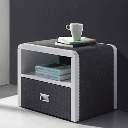 LUKEO Bedside Table, Bedside Furniture Accent End Table Chest for Home, Bedroom Accessories