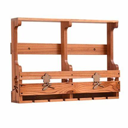 PIBM Fashion Creative 4/6/8 Wine Rack Bottles Holder for Countertop Living Room J1120, 6 Bootles Color
