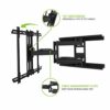Kanto PDX650 Full Motion Articulating TV Wall Mount for 37-inch to 75-inch TVs | Low Profile with 22" Extension | Integrated Cable Management | S