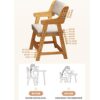 ZCMEB Design Home Furniture Wooden Study Desk Office Desk With Storage Book Own Wooden Adjustable (Color : D, Size : 100cm)