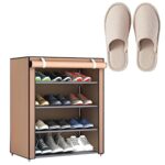 Tytlyworth Shoe Rack,Sturdy Shoe Shelf 5-Tier - Boots Organizer and Storage for Floor, Entryway, Dormitory, Hold 8-12 Pairs of Shoes