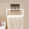 RSOCHS Home Storage Suction Cup Wall Hanger Durable Storage Rack Bathroom Towel Rack Bathroom Organizer Punch-free Holder