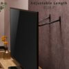 WALI Anti-Tip Heavy Duty Straps Safety Protection Fit Most Flat Screen TVs and Furniture (TAS001), Metal, Black, 2 Pack
