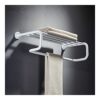 HIGOH Towel Rack Towel Rack Antique Brass Bathroom Towel Holder, Wall Mounted Towel Rack, Towel Shelf Bathroom Accessories, Brass Towel Rail Towe