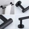 Towel Bar Towel Rail 304 Stainless Steel Heavy Duty bathroom towel rack Wall Mounted Towel Holder Single Rod Storage Rack for Bathroom Kitchen To