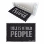 Accoutrements Hell is Other People Welcome Mat