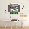 Nuyoah Wall Mount for Echo Show 15, Adjustable Show 15 Wall Mounting Brackets for Alexa Accessories, Full Motion Wall Mount Rotate Swivel Tilt Ex